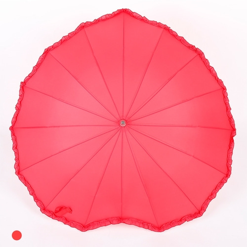 [포유렐라] 웨딩 하트 16k 장우산(레드) 양우산 우산 장마철